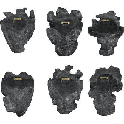 Self-Portrait Wall Decor by Uttermost in steel gray. Made from polyresin in a modern style.