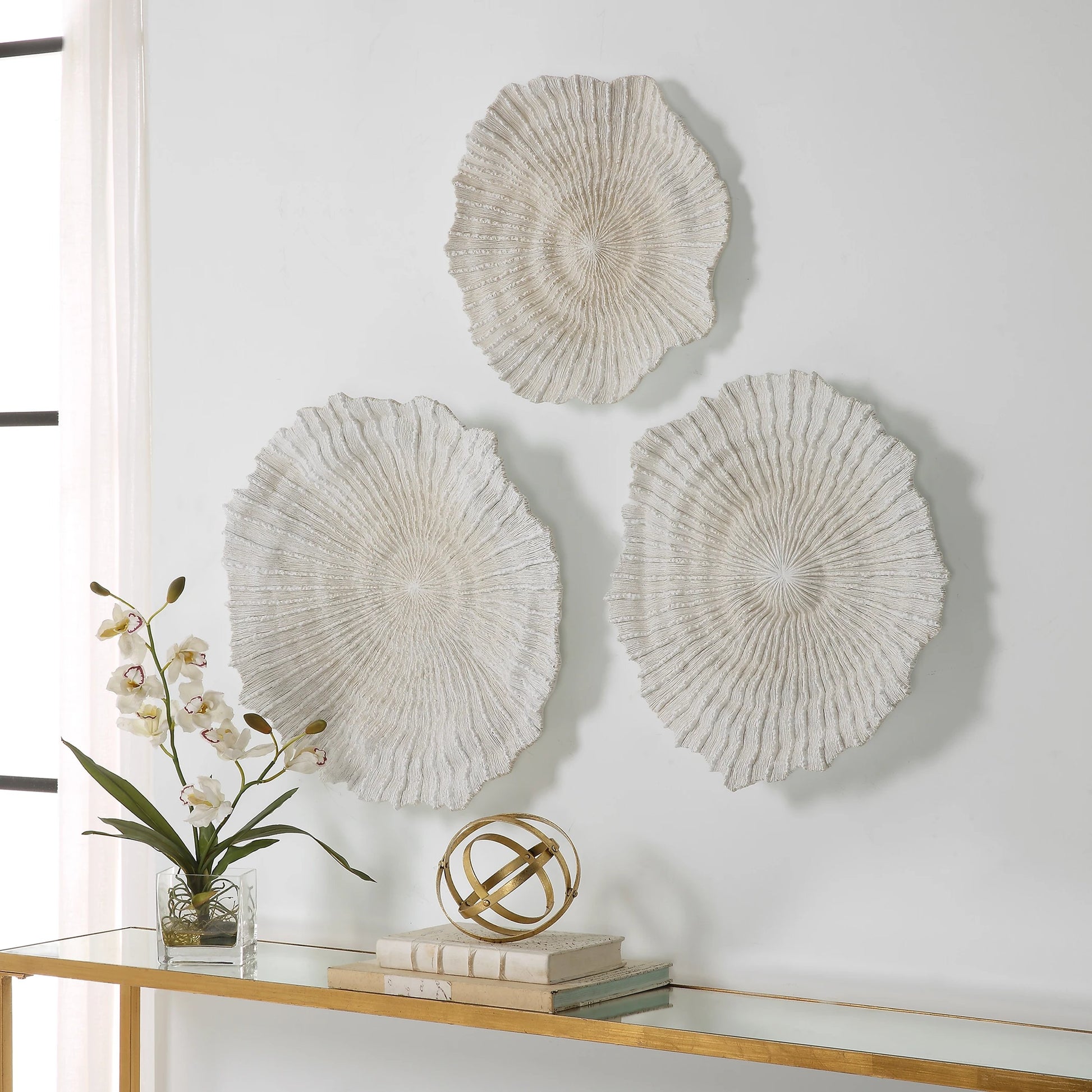 Ocean Gems Wall Decor by Uttermost. Made from polyresin in a modern style.