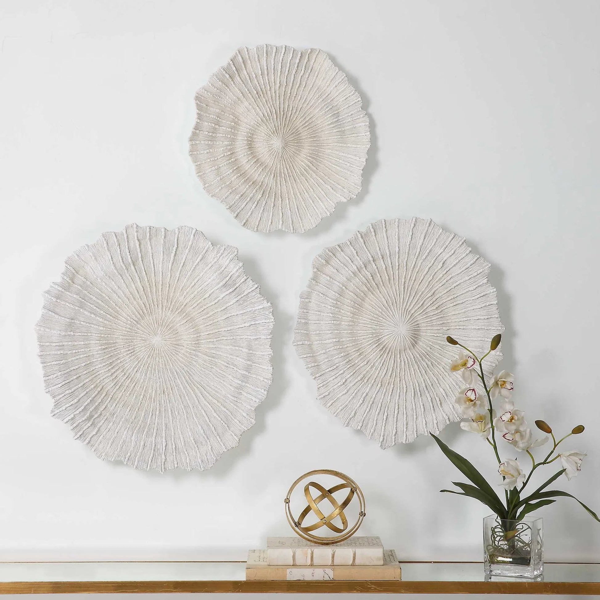 Ocean Gems Wall Decor by Uttermost. Made from polyresin in a modern style.