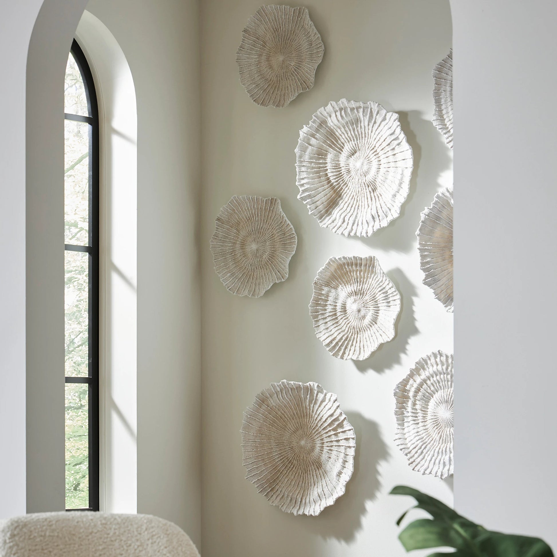 Ocean Gems Wall Decor by Uttermost. Made from polyresin in a modern style.