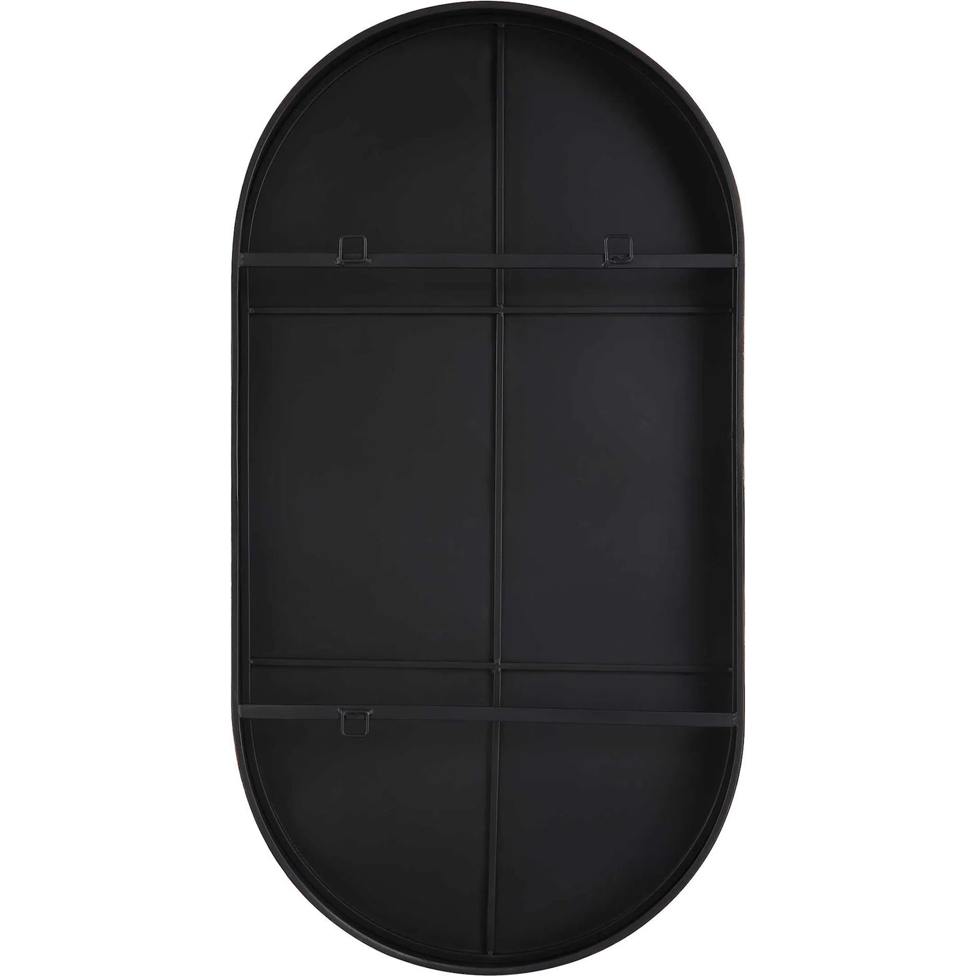 Lago Oval Mirror by Uttermost in golden bronze. Made from iron, mirror in a modern style.