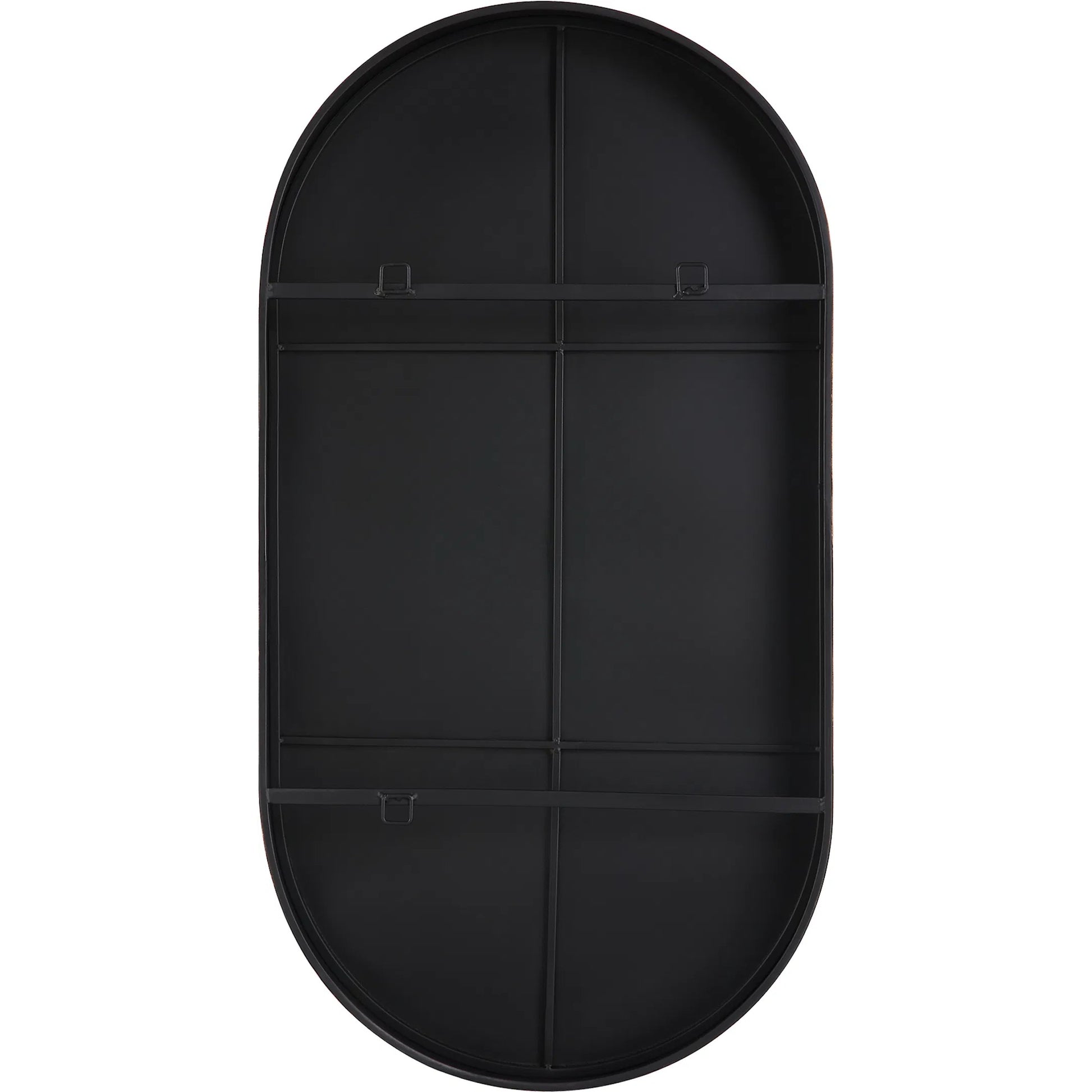 Lago Oval Mirror by Uttermost in golden bronze. Made from iron, mirror in a modern style.