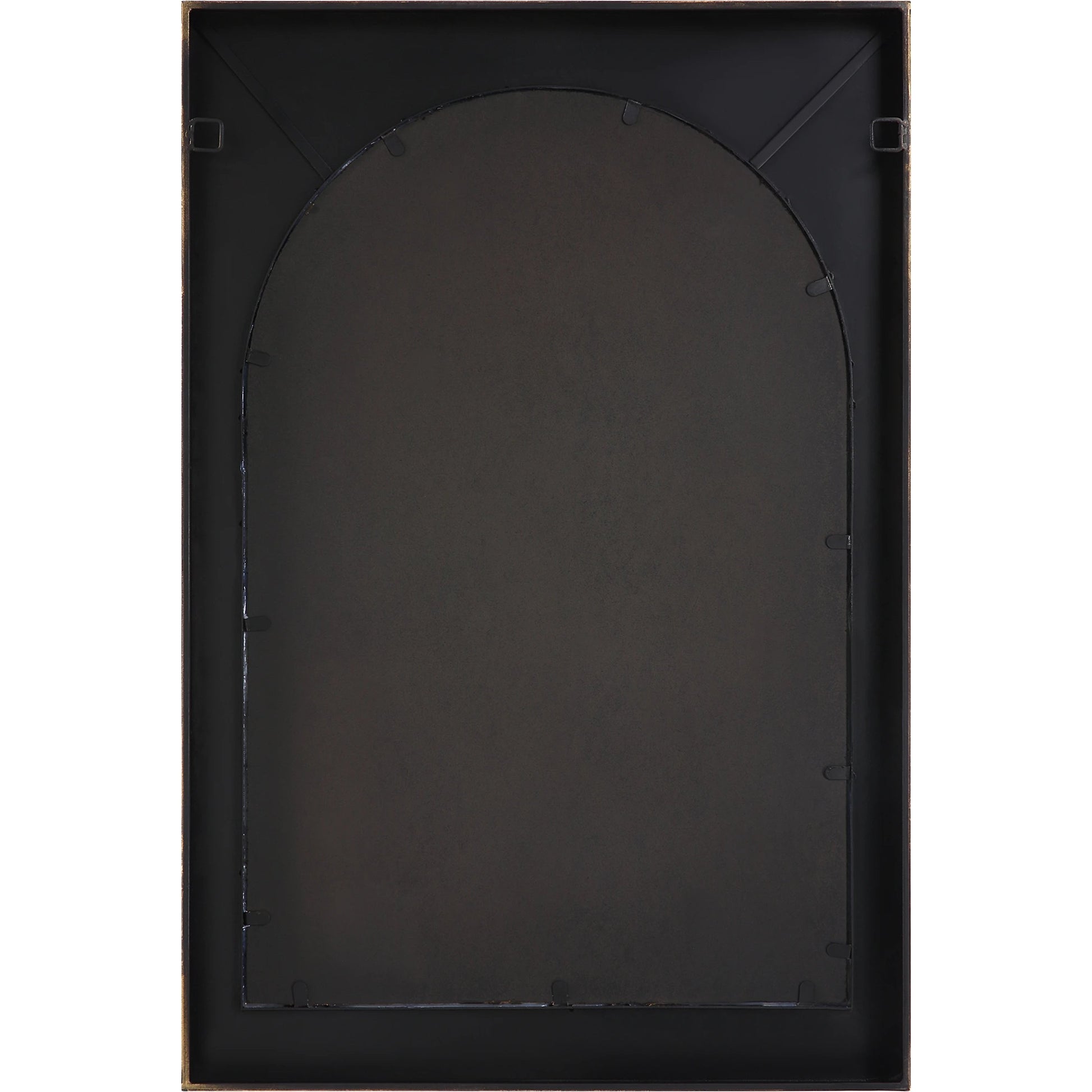 Crisanta Arch Mirror by Uttermost in gold. Made from mirror, iron, mdf in a modern style.