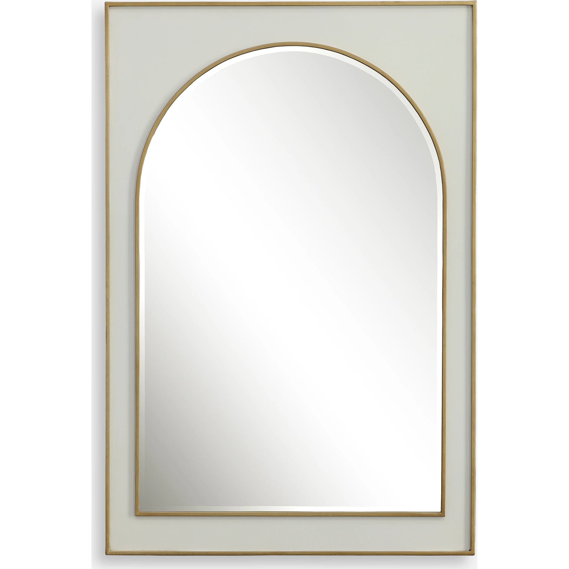 Crisanta Arch Mirror by Uttermost in gold. Made from mirror, iron, mdf in a modern style.