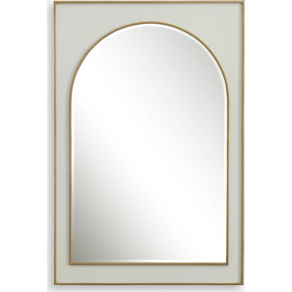 Crisanta Arch Mirror by Uttermost in gold. Made from mirror, iron, mdf in a modern style.