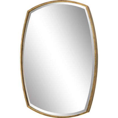 Varenna Vanity Mirror by Uttermost in gold. Made from iron, mirror, mdf in a modern style.