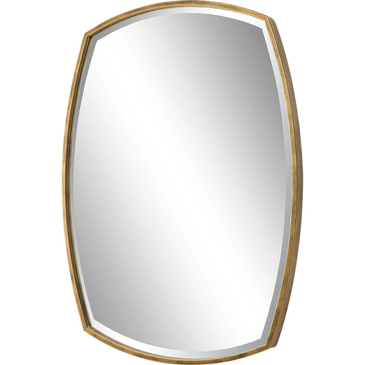 Varenna Vanity Mirror by Uttermost in gold. Made from iron, mirror, mdf in a modern style.