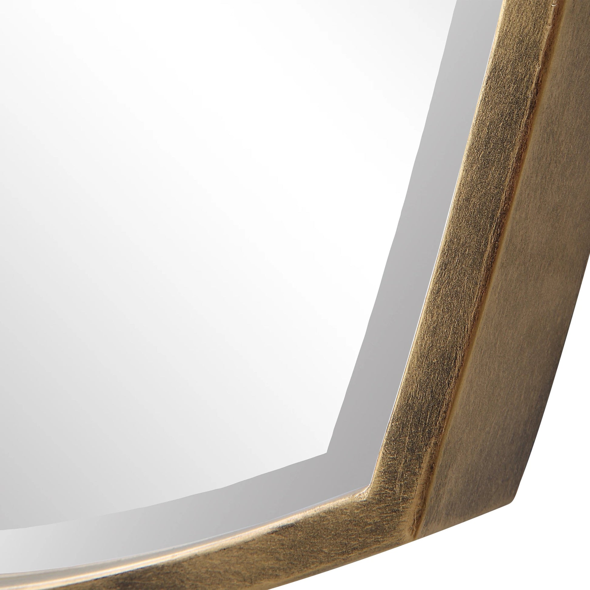 Varenna Vanity Mirror by Uttermost in gold. Made from iron, mirror, mdf in a modern style.