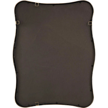 Pavia Curvy Vanity Mirror by Uttermost in gold. Made from iron, mirror, mdf in a modern style.