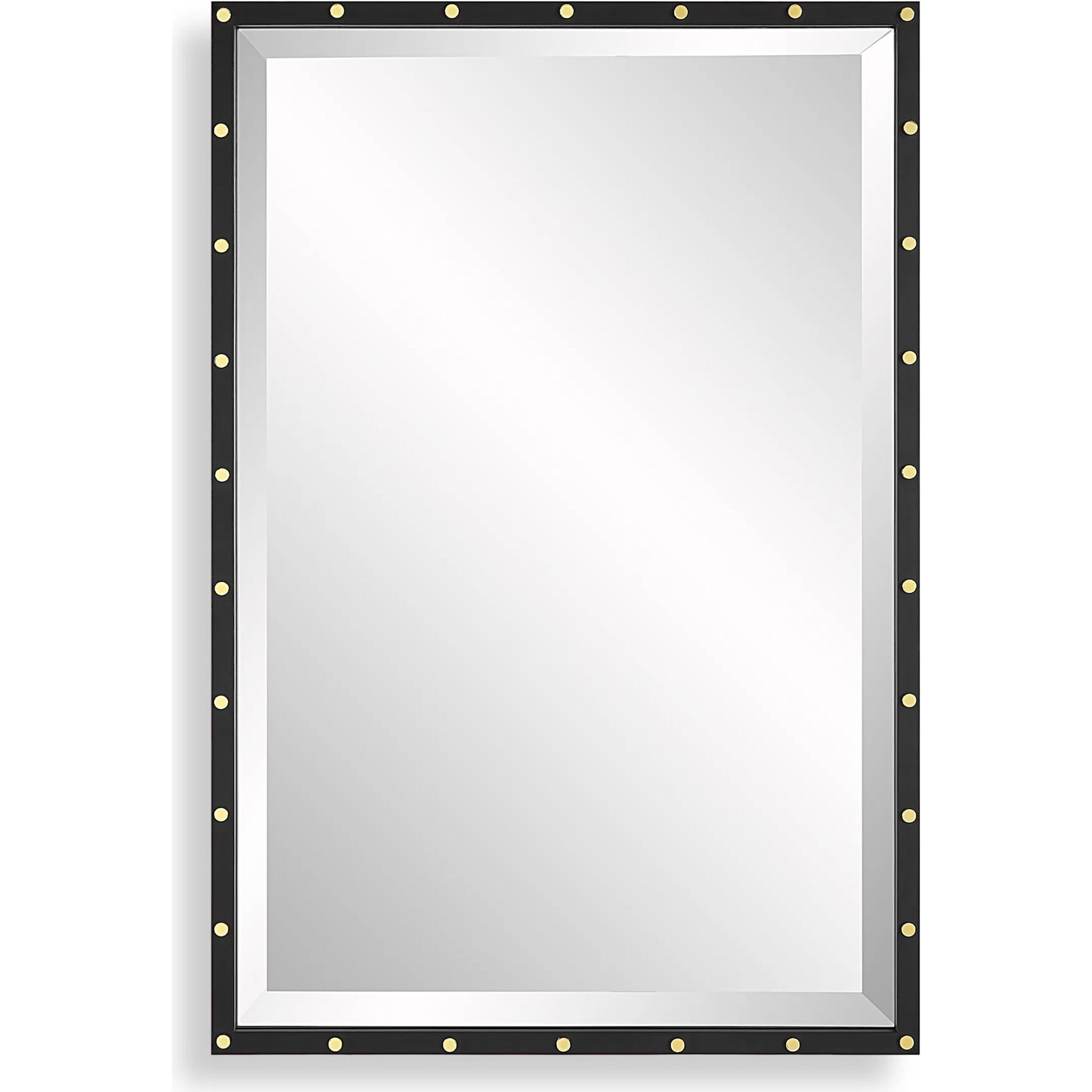 Benedo Industrial Vanity Mirror by Uttermost in brass. Made from iron, mirror, mdf, copper in a modern style.