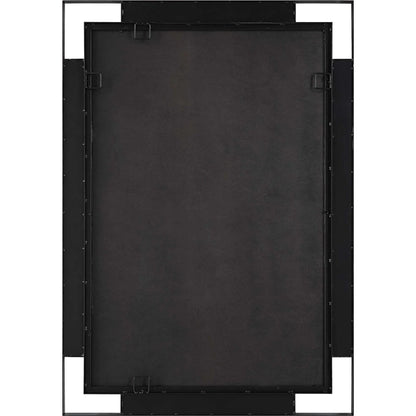 Stellan Mirror by Uttermost in black. Made from mirror, mdf, iron in a modern style.
