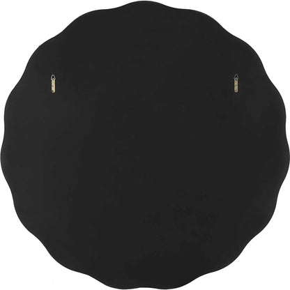 Aneta Round Mirror by Uttermost in gold. Made from mdf, mirror in a modern style.