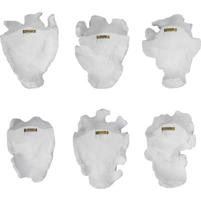 Self-Portrait Mask Wall Decor by Uttermost in white. Made from polyresin in a modern style.