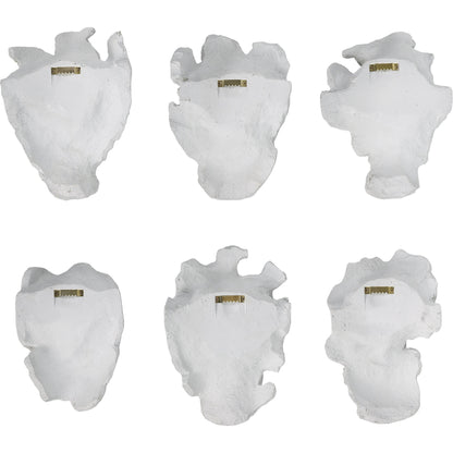 Self-Portrait Mask Wall Decor by Uttermost in white. Made from polyresin in a modern style.