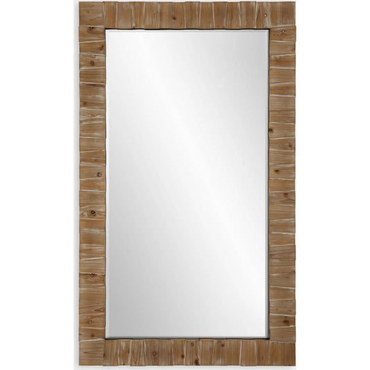 Ayanna Washed Mirror by Uttermost in gray. Made from fir wood, mdf, mirror in a unique style.