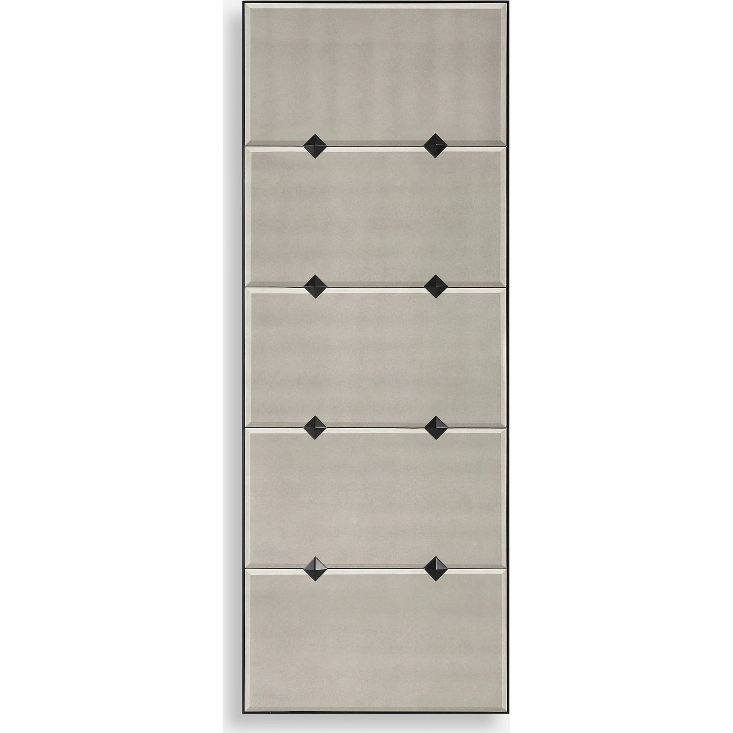 001 SI-2146814 | Primary Silo | Serchio Oversized Mirror by Uttermost in black. Made from iron, mirror, mdf in a modern style.