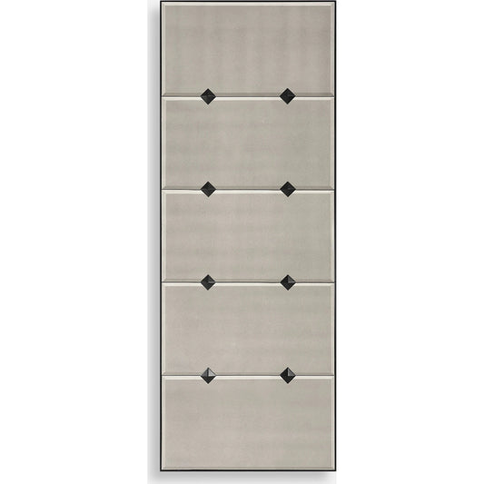 Serchio Oversized Mirror by Uttermost in black. Made from iron, mirror, mdf in a modern style.