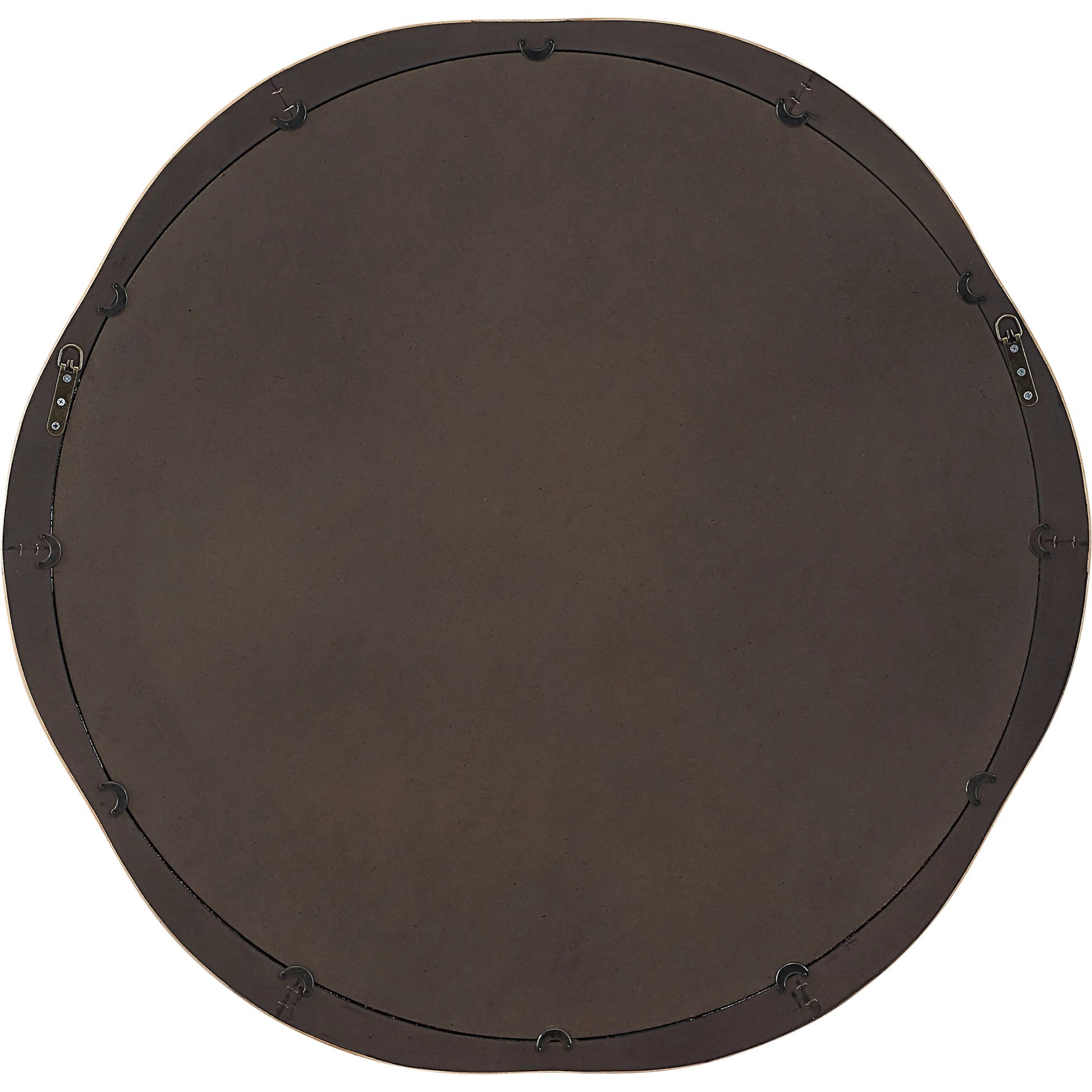 Salina Round Bamboo Mirror by Uttermost in natural. Made from mdf, bamboo, rattan, mirror in a transitional style.