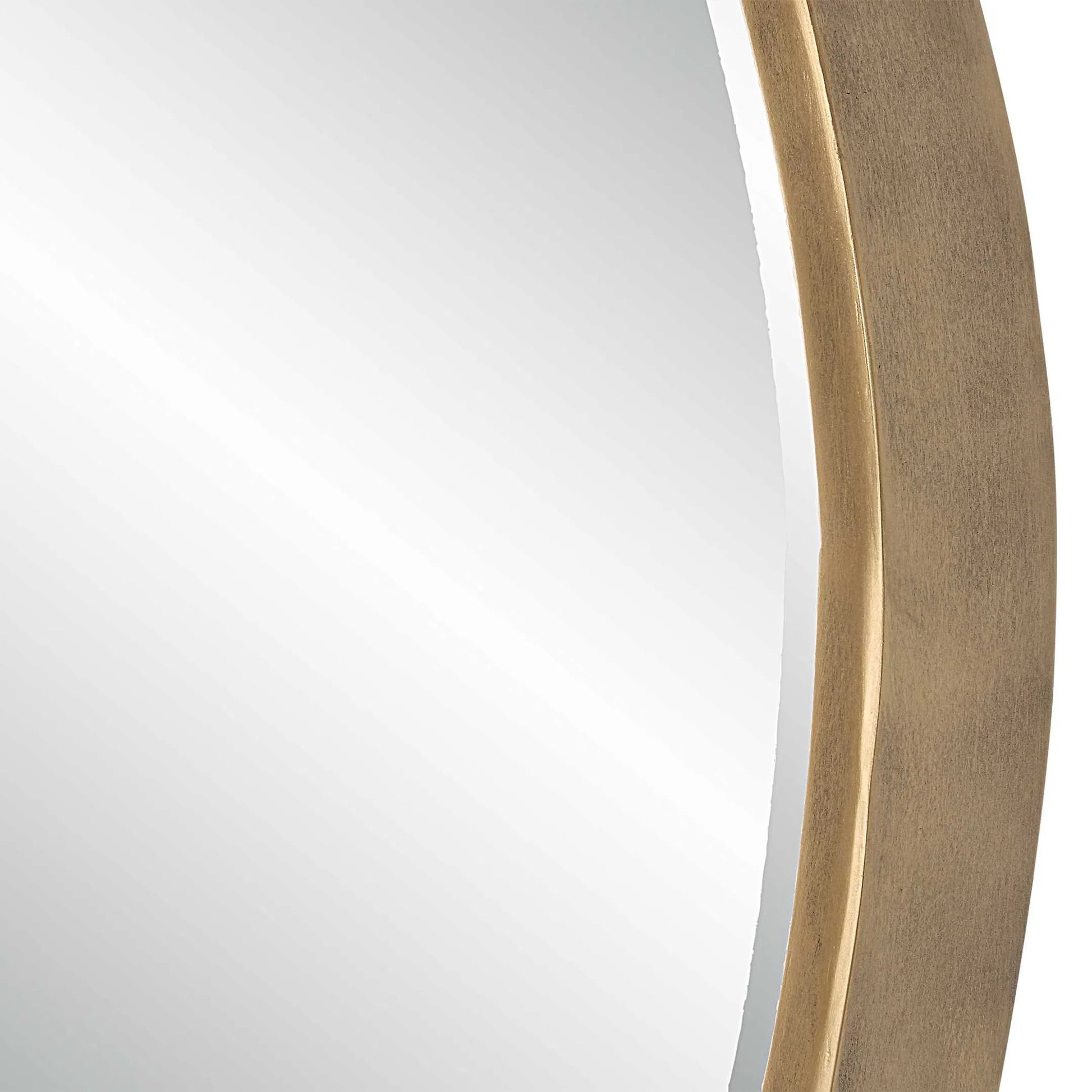 Webster Mirror by Uttermost in gold. Made from iron，mirror，mdf in a transitional style.