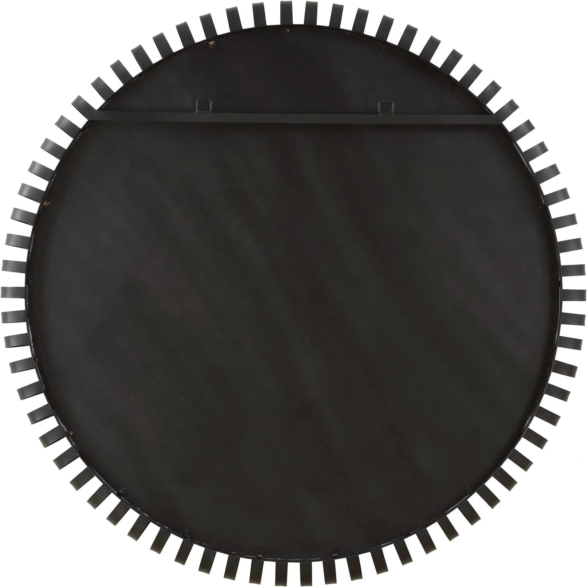 Corona Modern Round Mirror by Uttermost in iron. Made from mirror, iron, mdf in a modern style.