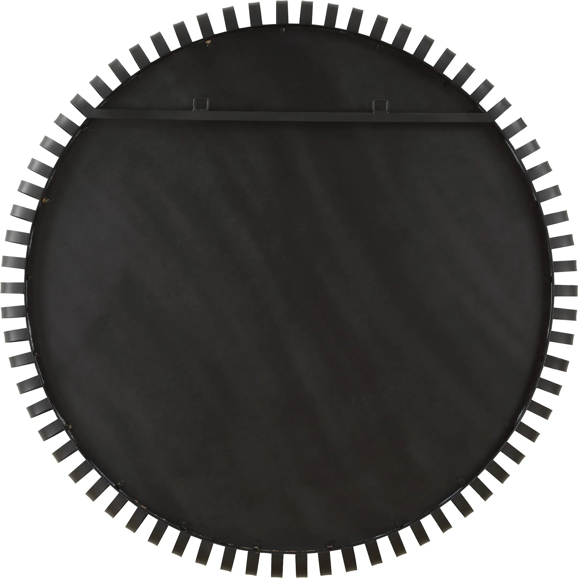 Corona Modern Round Mirror by Uttermost in iron. Made from mirror, iron, mdf in a modern style.