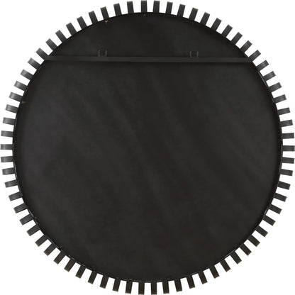 Corona Modern Round Mirror by Uttermost in iron. Made from mirror, iron, mdf in a modern style.