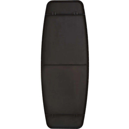 Caspian Curved Dressing Mirror by Uttermost in black. Made from iron, mirror, mdf in a transitional style.