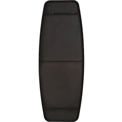 Caspian Curved Dressing Mirror by Uttermost in black. Made from iron, mirror, mdf in a transitional style.