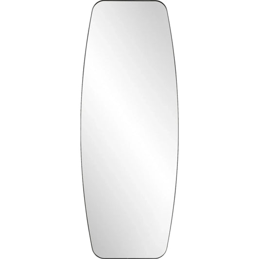 Caspian Curved Dressing Mirror by Uttermost in black. Made from iron, mirror, mdf in a unique style.