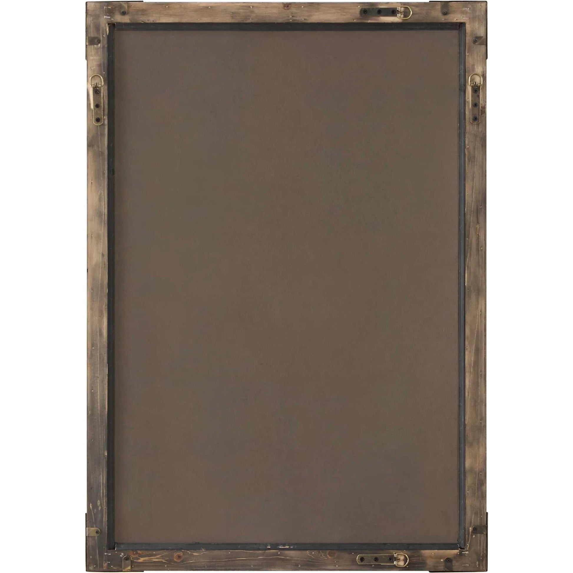 Rhea Mirror by Uttermost in gold. Made from mdf, glass, walnut veneer, iron in a unique style.