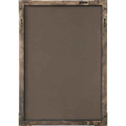 Rhea Mirror by Uttermost in gold. Made from mdf, glass, walnut veneer, iron in a unique style.