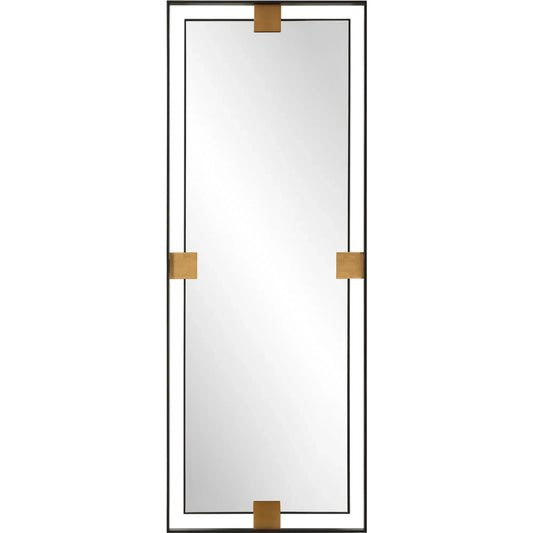 Cornerstone Oversized Mirror by Uttermost in brass. Made from iron, mirror, mdf in a unique style.