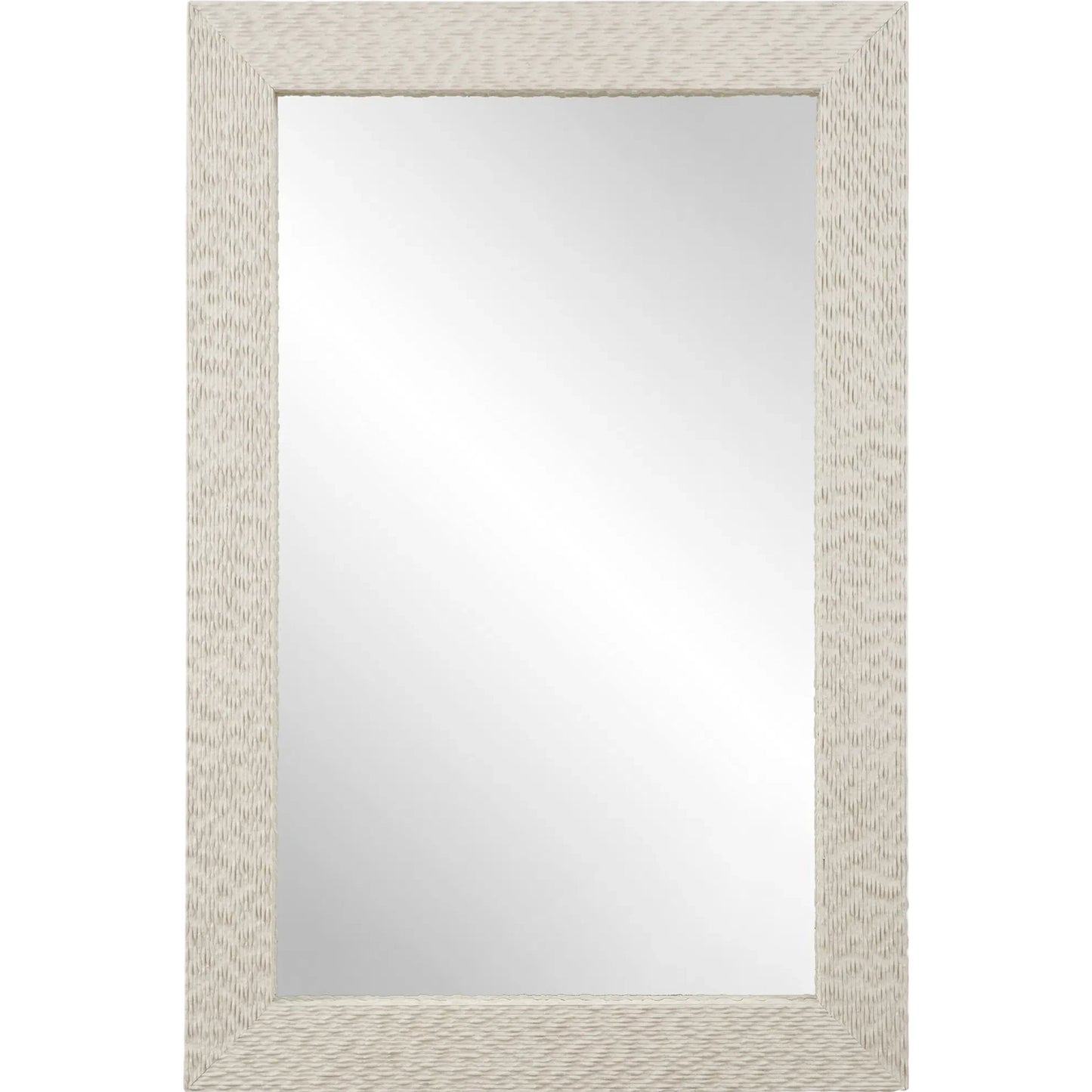 000 SI-2262166 | Primary Silo | Everett Mirror by Uttermost in ivory. Made from mirror, man made stone, mdf in a transitional style.