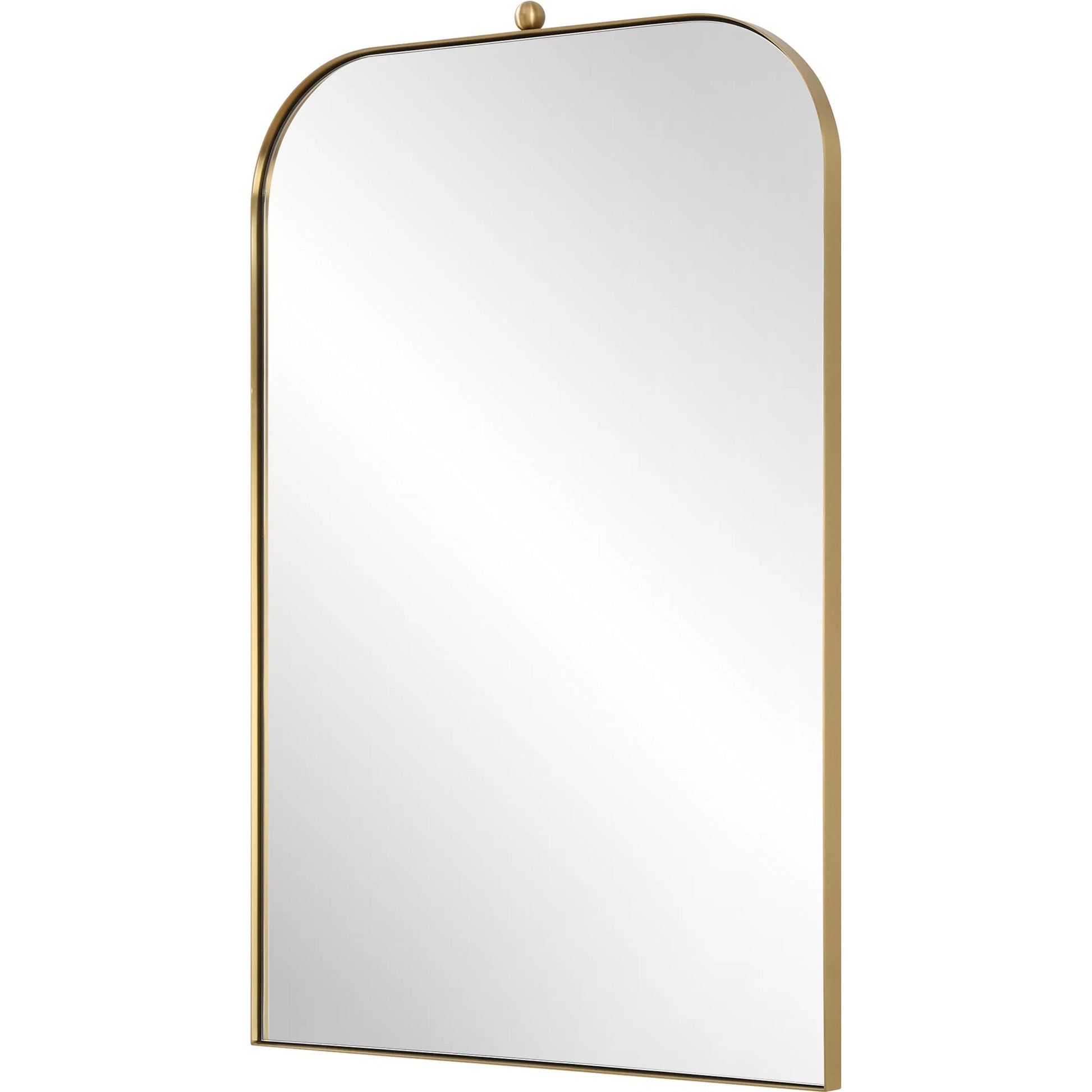 Cassidy Arch Mirror by Uttermost in brass. Made from stainless steel, mirror, mdf in a transitional style.