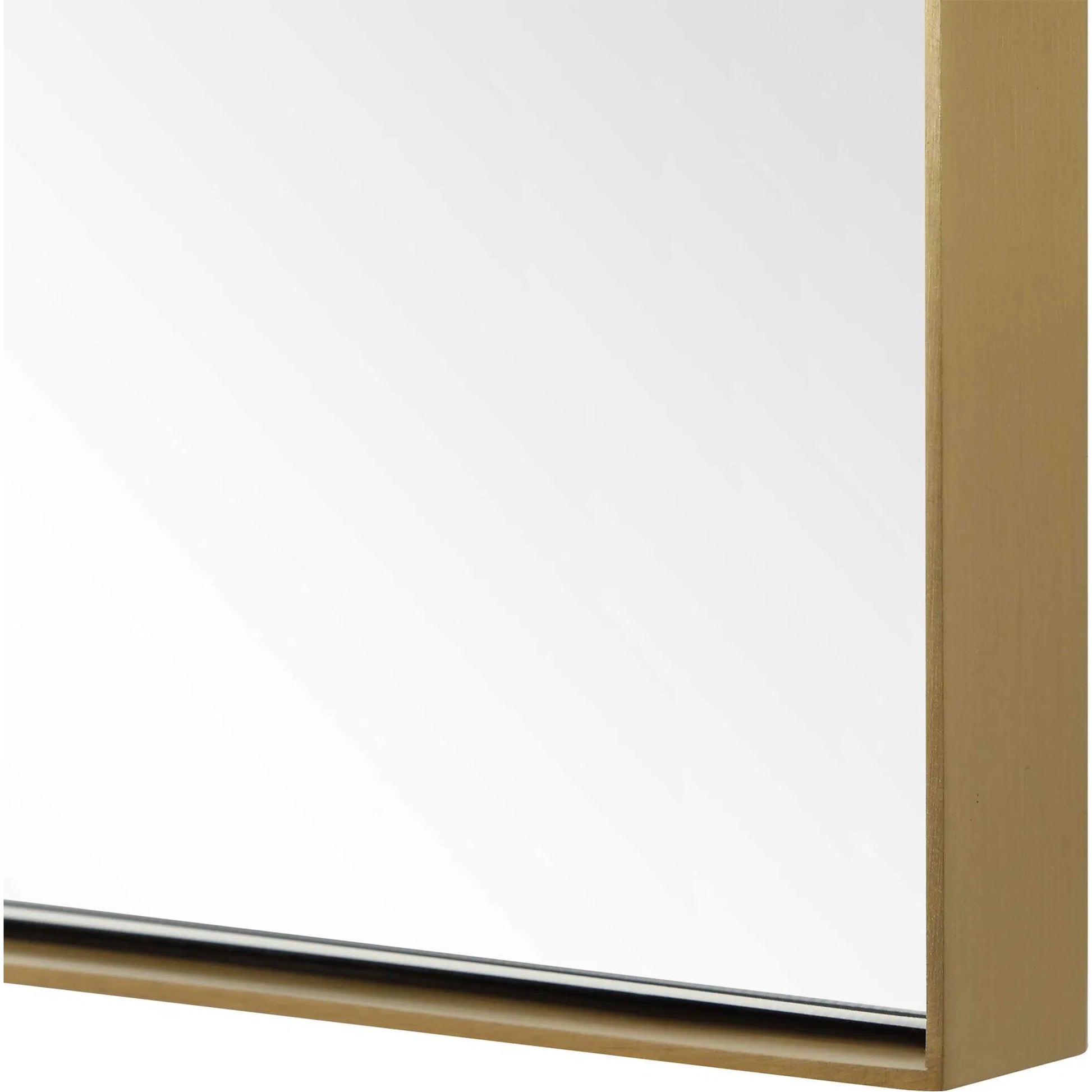 Cassidy Arch Mirror by Uttermost in brass. Made from stainless steel, mirror, mdf in a transitional style.