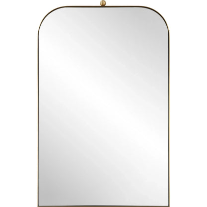 Cassidy Arch Mirror by Uttermost in brass. Made from stainless steel, mirror, mdf in a transitional style.