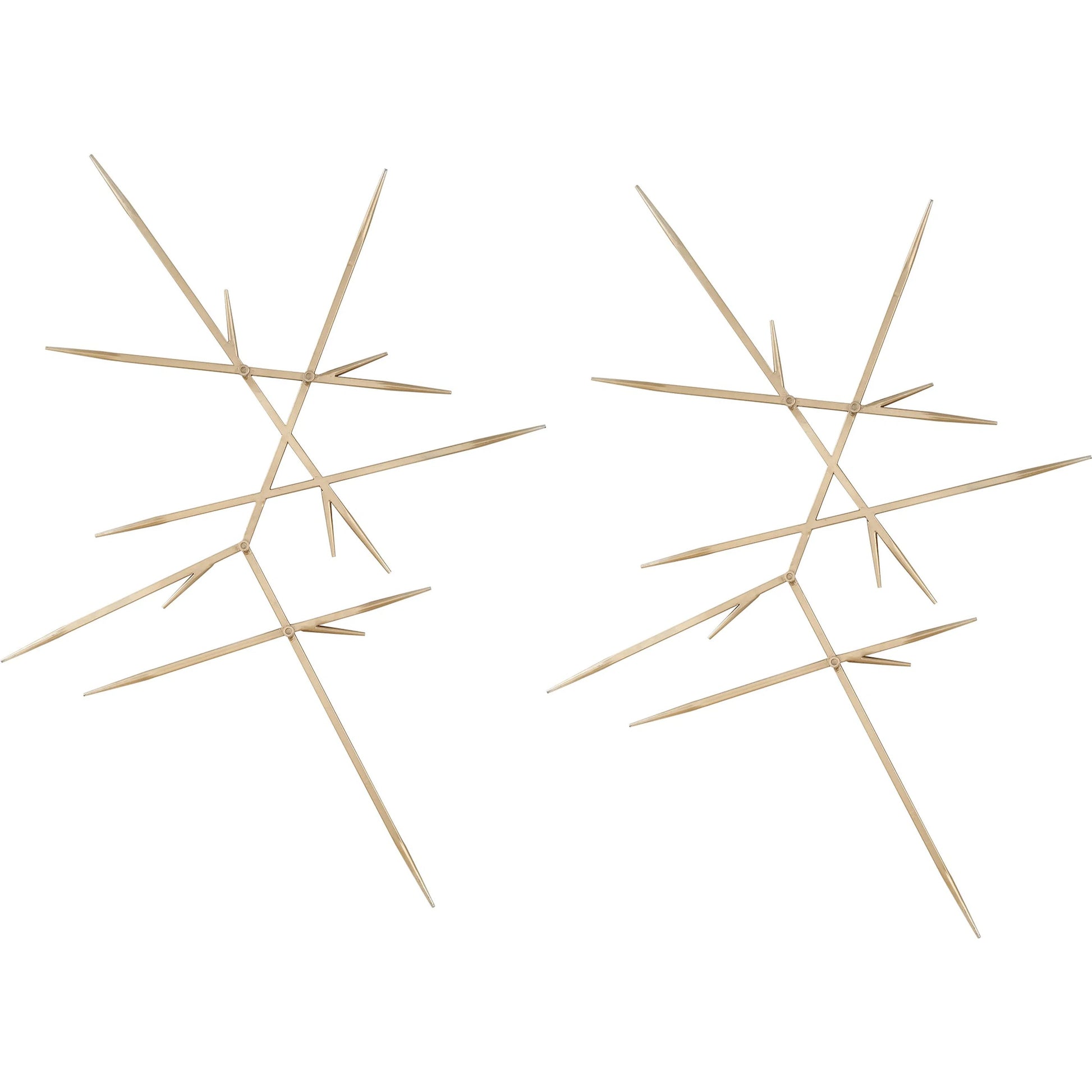Fireworks Wall Decor by Uttermost in silver leaf. Made from iron in a transitional style.