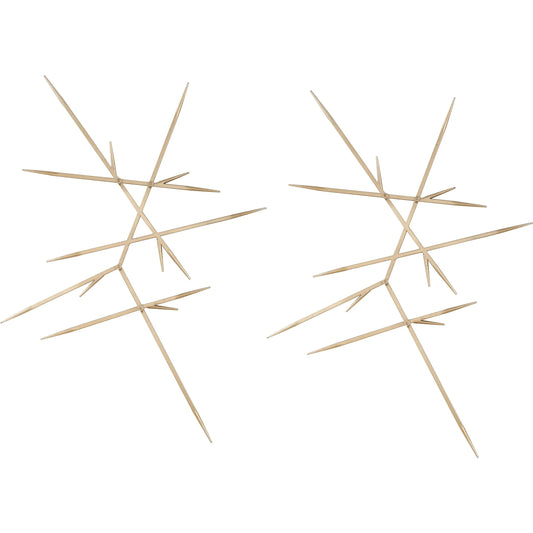Fireworks Wall Decor by Uttermost in silver leaf. Made from iron in a unique style.