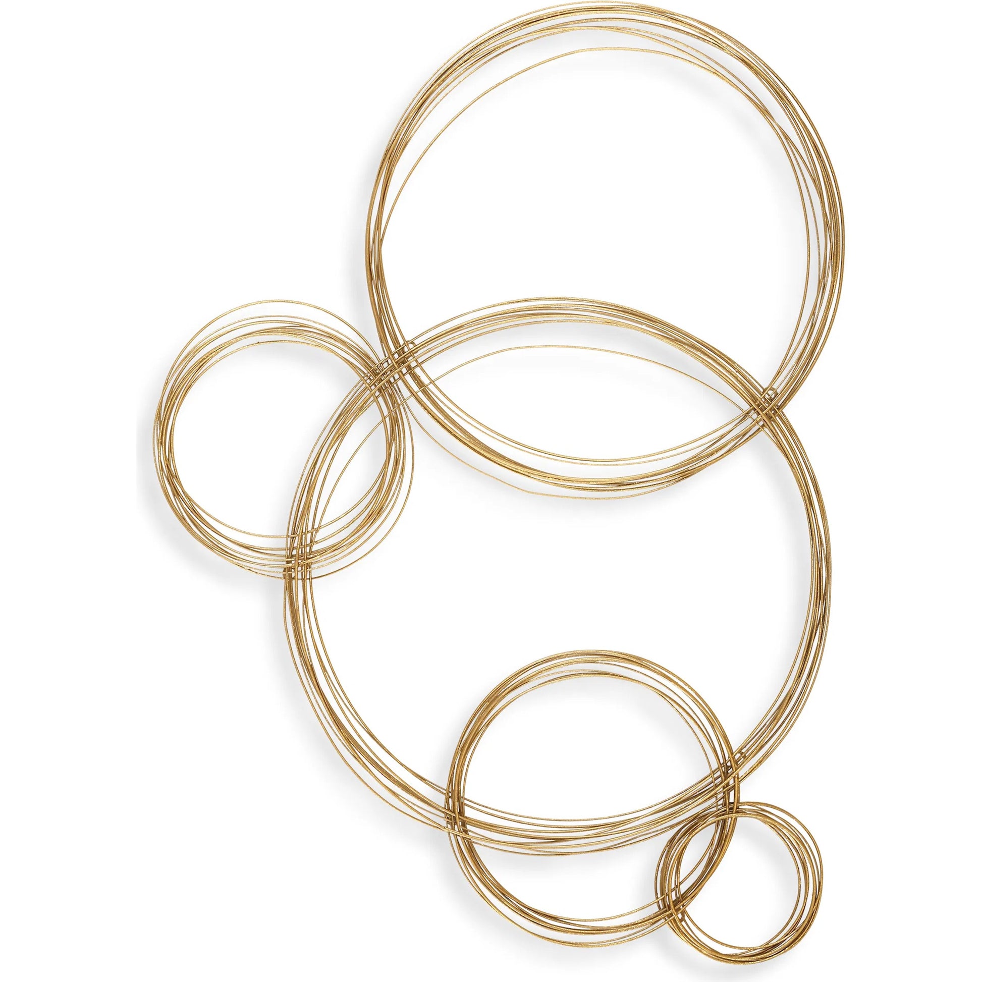 Bubbles Wall Decor by Uttermost in gold leaf. Made from iron in a unique style.