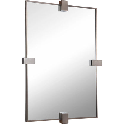 Bateau Modern Mirror by Uttermost in metal. Made from stainless steel, mdf, mirror in a transitional style.
