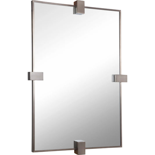 Bateau Modern Mirror by Uttermost in metal. Made from stainless steel, mdf, mirror in a transitional style.
