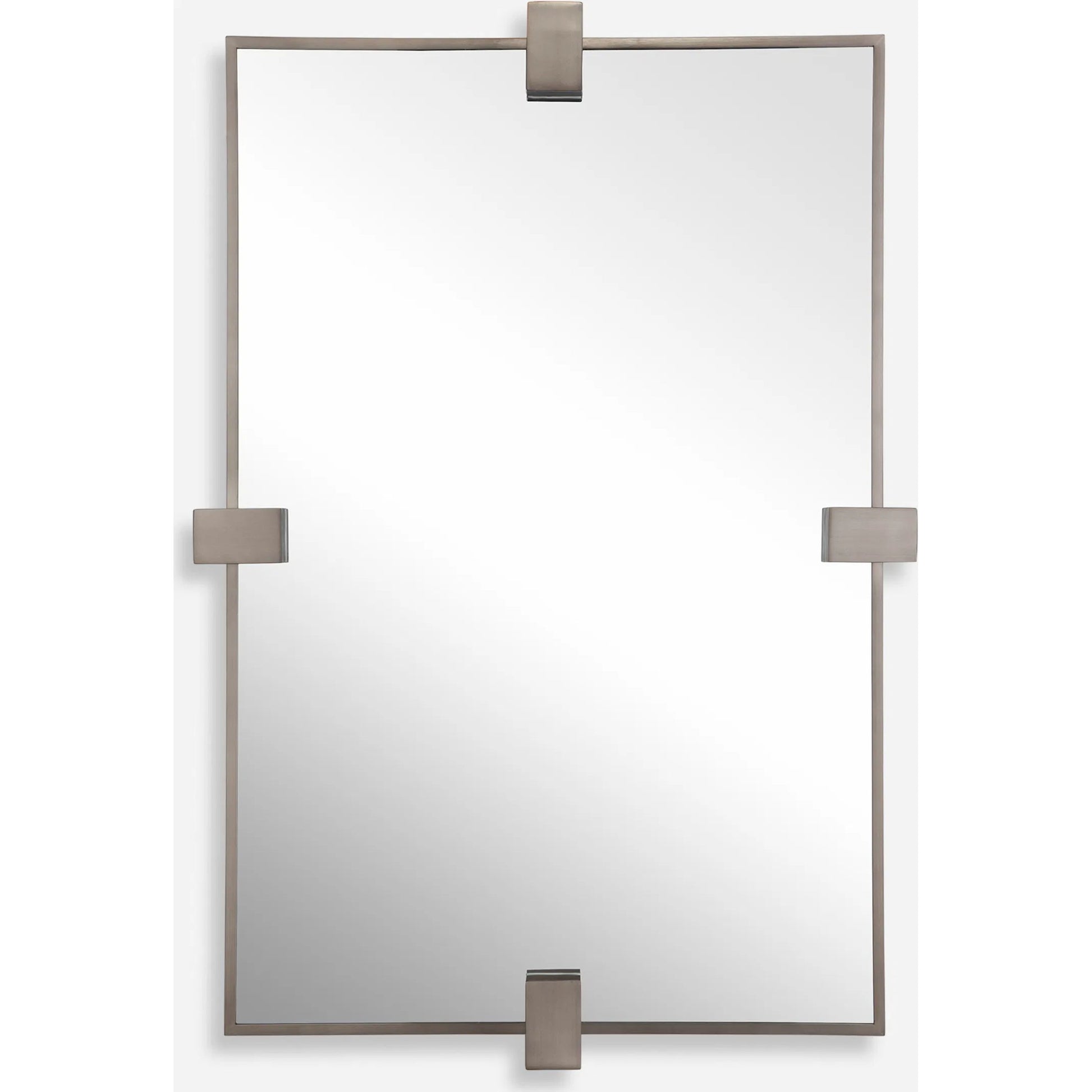 Bateau Modern Mirror by Uttermost in metal. Made from stainless steel, mdf, mirror in a transitional style.