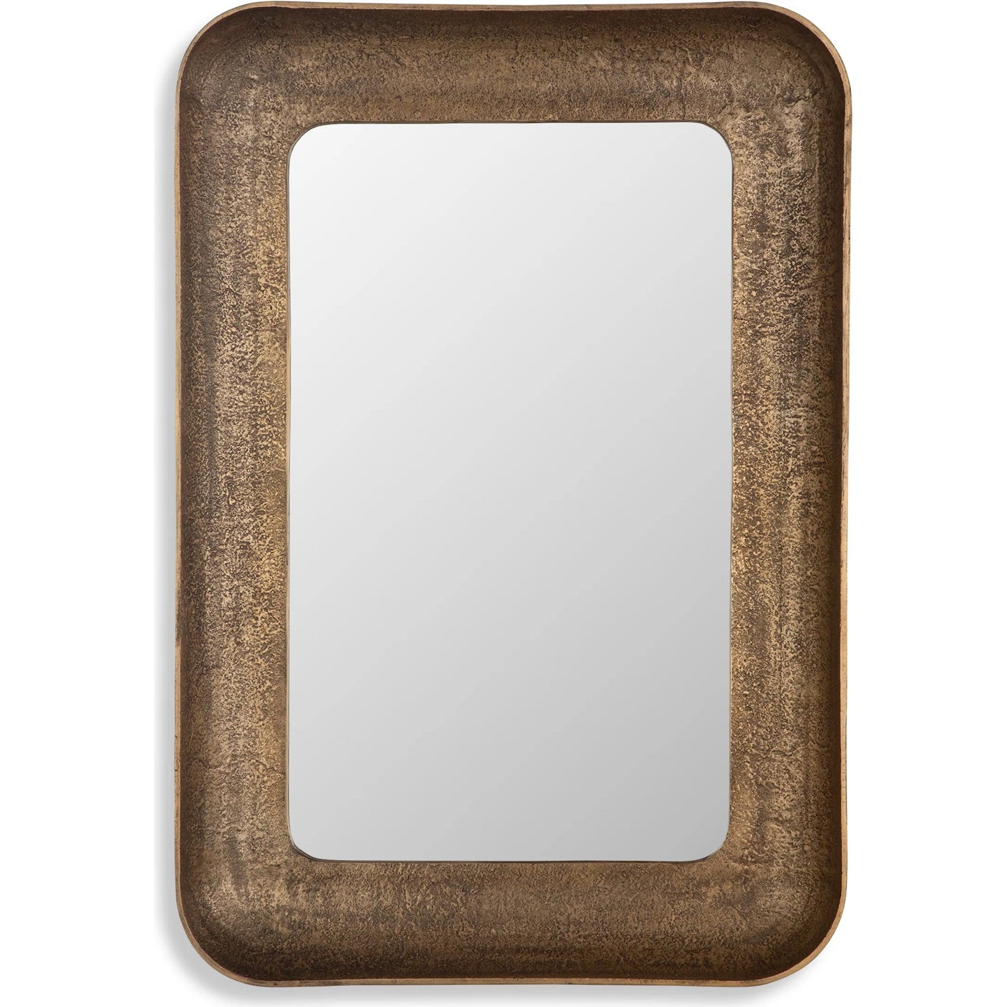 004 SI-2262106 | Additional Silo | Alvaro Antique Mirror by Uttermost in brass. Made from aluminum, mdf, glass in a rustic style.