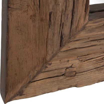 Rennick Reclaimed Pine Mirror by Uttermost in wood. Made from 50% reclaimed wood 50% mirror in a traditional style.