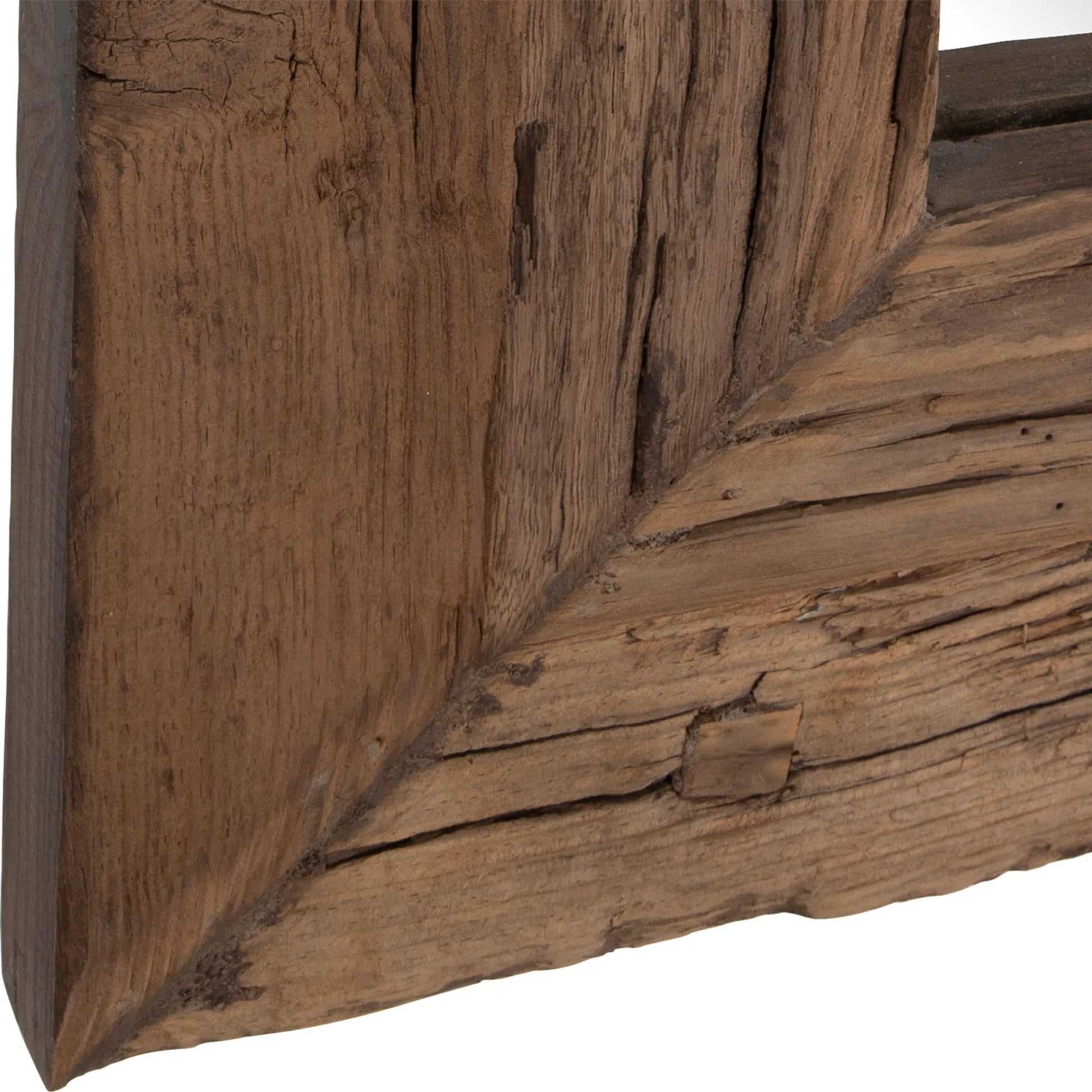 Rennick Reclaimed Pine Mirror by Uttermost in wood. Made from 50% reclaimed wood 50% mirror in a traditional style.