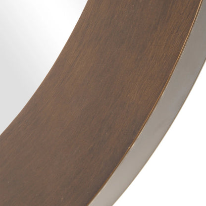 Reverse Round Mirror by Uttermost in bronze. Made from iron, mirror, mdf in a traditional style.