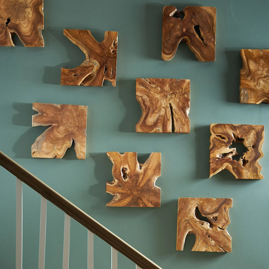 Talia Wall Decor by Uttermost in teak. Made from 100% teak wood in a unique style.