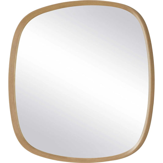 Novell Pinewood Mirror by Uttermost in light natural. Made from pine, mirror, mdf, paper in a transitional style.