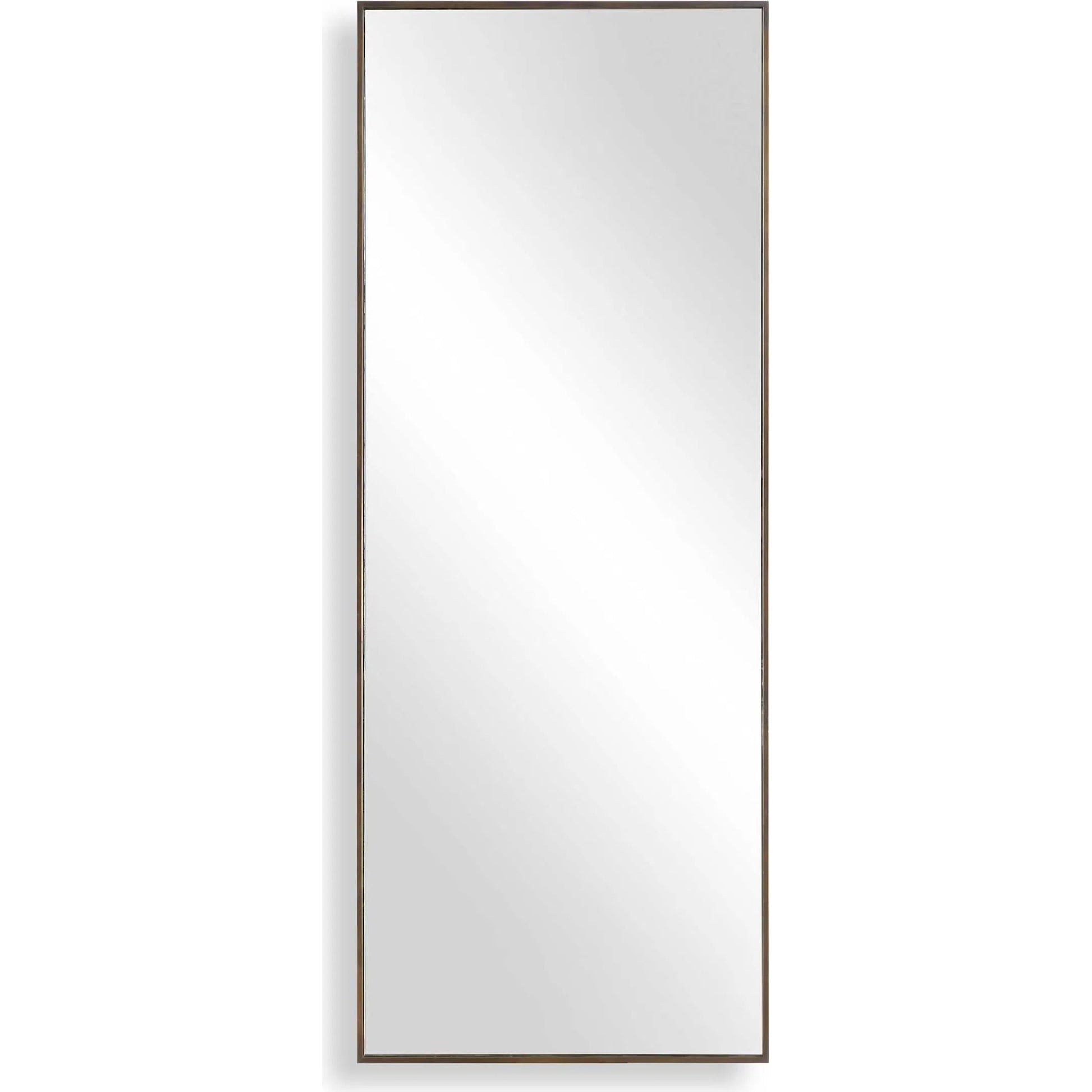 Patterson Dressing Mirror by Uttermost in bronze. Made from iron, mdf, mirror in a transitional style.