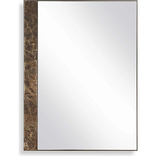 Hanover Mirror by Uttermost in bronze. Made from iron, mirror, mdf, marble in a unique style.